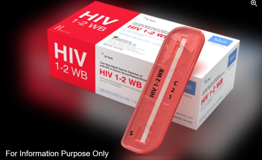 Meril Merilyzer MERISCREEN HIV 4th Generation Rapid Test