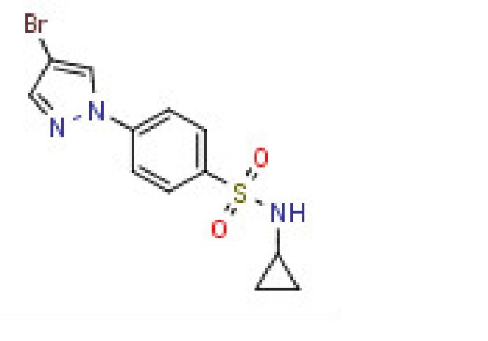 N-Cyclopropyl 4-(4-bromopyrazol-1-yl)benzenesulfonamide