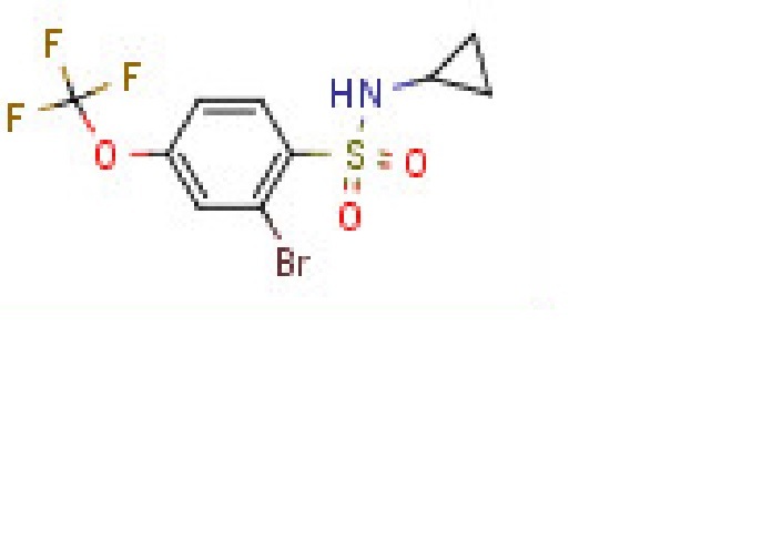 N-Cyclopropyl 2-bromo-4-trifluoromethoxybenzenesulfonamide