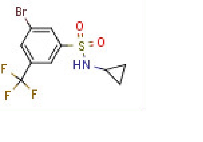 N-Cyclopropyl 3-bromo-5-trifluoromethylbenzenesulfonamide