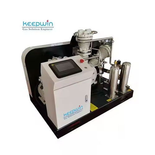 25Nm3 150Bar Hospital Oxygen Generator Cylinder Filling Oxygen Filling Booster Compressor - Color: White