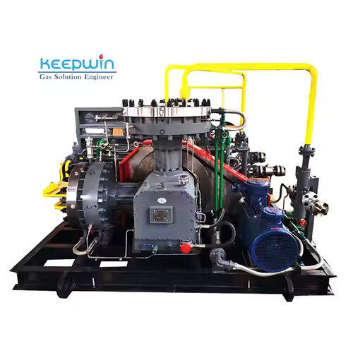 Chemical Petrochemical Corrosive Flammable Toxic Gas Hydrogen H2 Gas Booster Compressor - Color: Grey