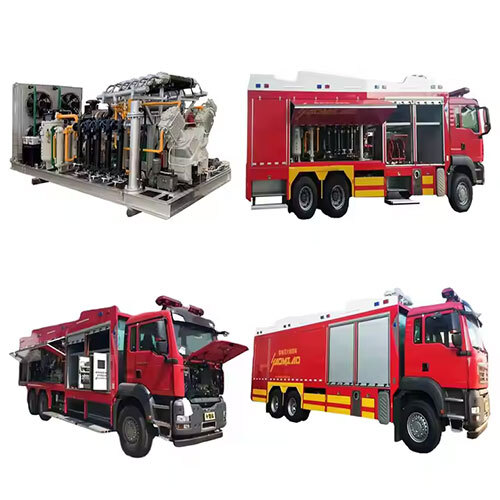 250 Bar 400 Bar 500Bar Membrane Nitrogen Generator Psa Diesel Driven Mobile Nitrogen Gas Compressor For Oil Stream Injection - Color: Red And Black