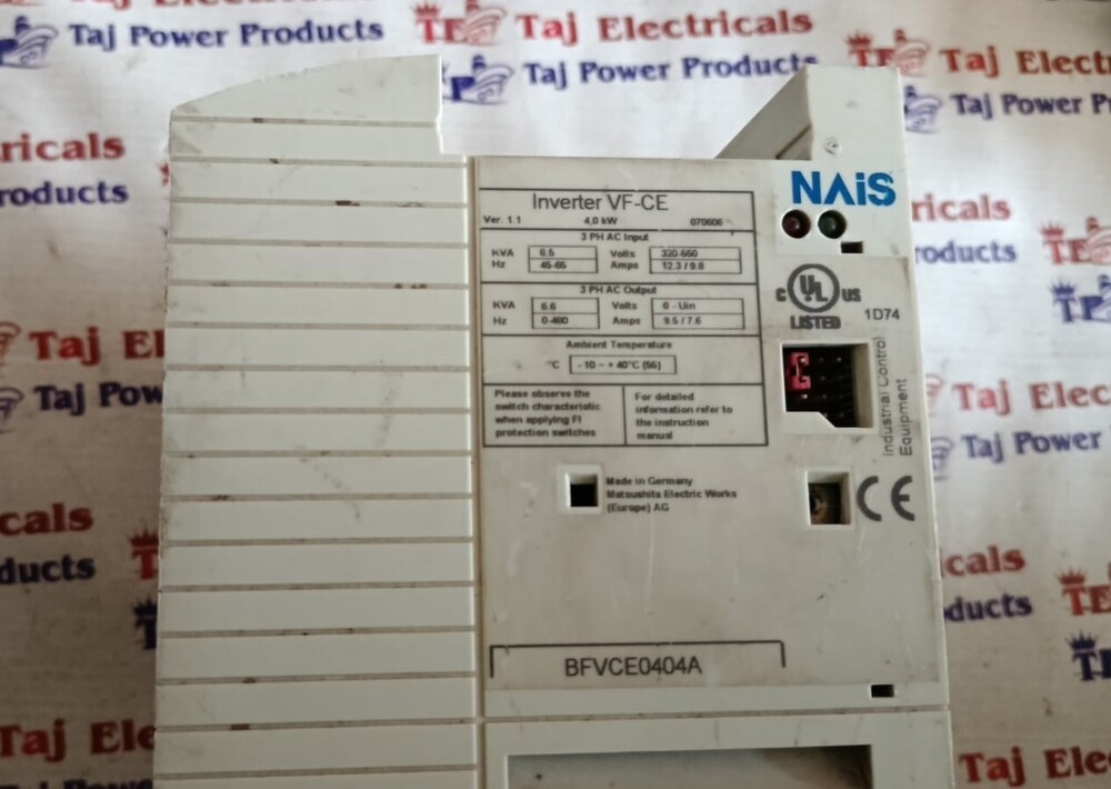 Nais Bfvce0404a Vf-c Inverter Drive