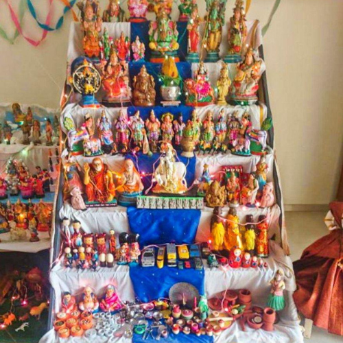 Foldable 7 step golu stand coimbatore