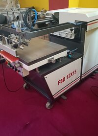 Clam Shell Flat Screen Printing Machine