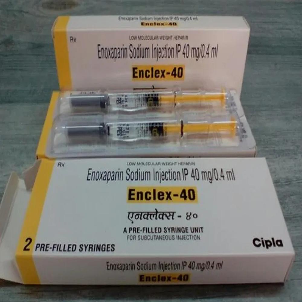 Enclex Enoxaparin Injection 40 Mg - Shelf Life: 12 Months