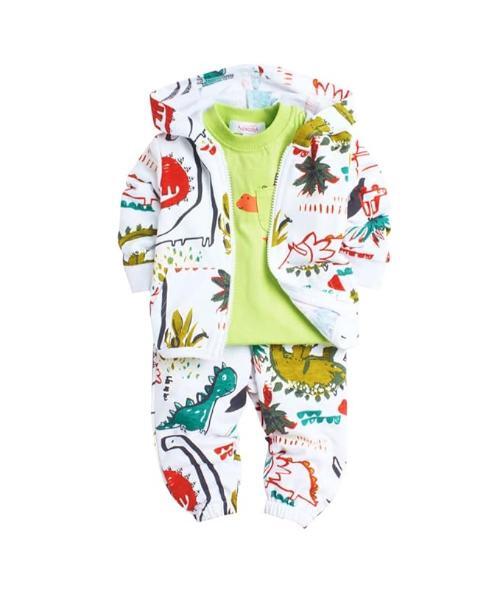 Jacket With Top And Pant Set-3pc Kids - Color: Multicolor