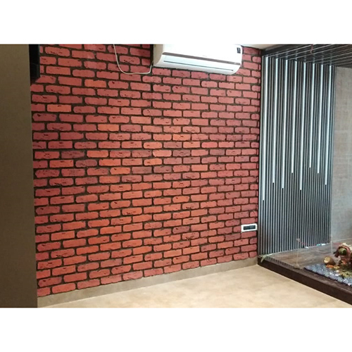 Frp Bricks Wall - Color: Brown