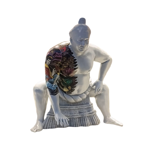 FRP Sumo Statue - Color: Multicolor
