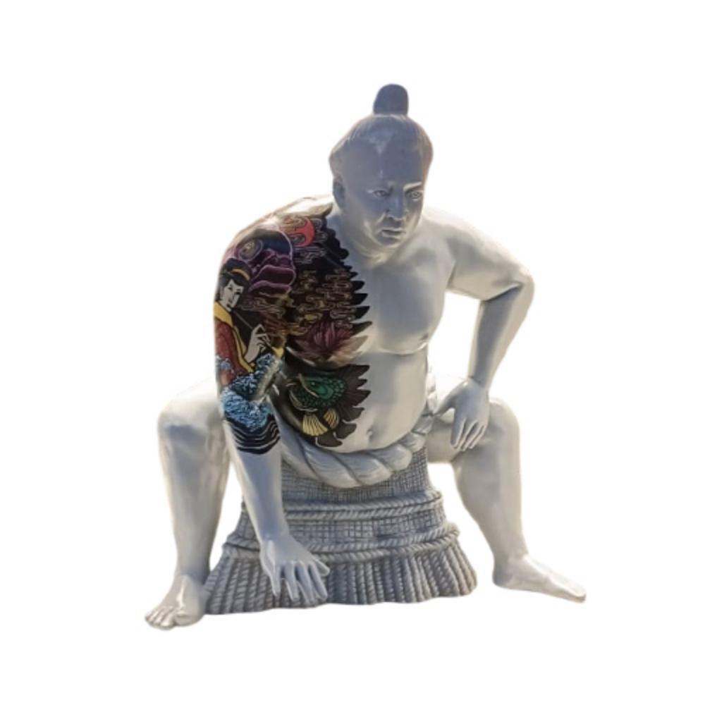 FRP Sumo Statue - Color: Multicolor