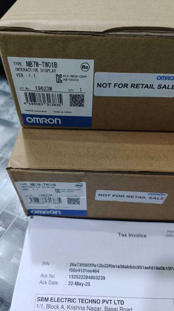 OMRON INTERACTIVE DISPLAY, NB7W-TW01B