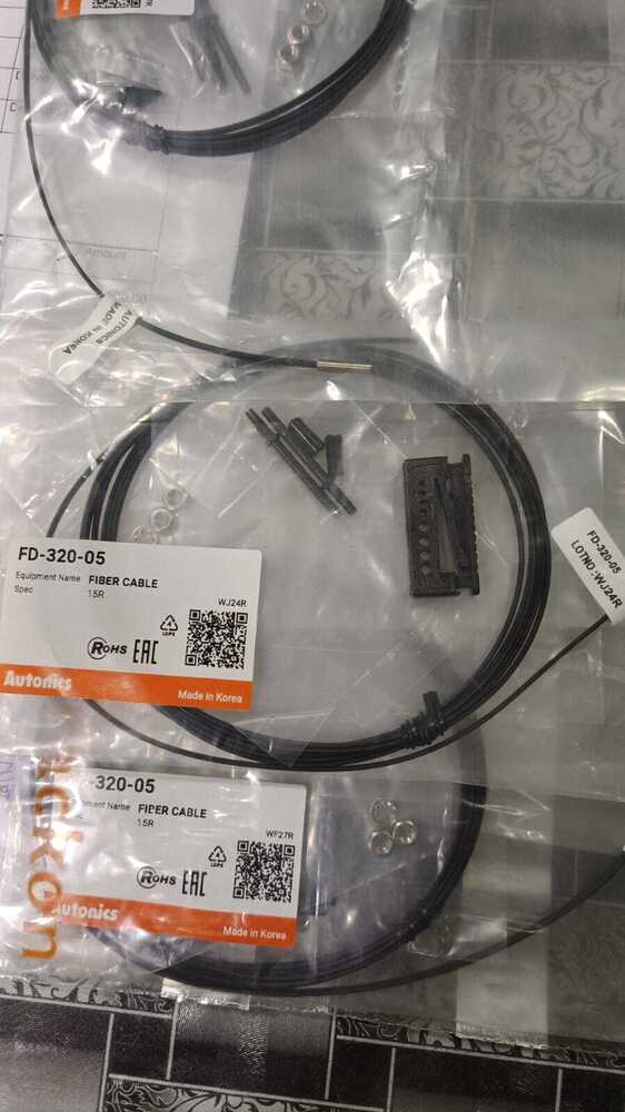 AUTONICS OPTIC FIBER CABLE, FD-320-05