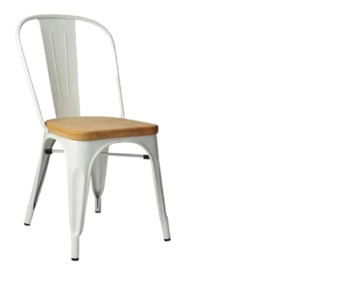 OM WOODS DMC 150 METAL FRAME WITH WOODEN SEAT  CHAIR 