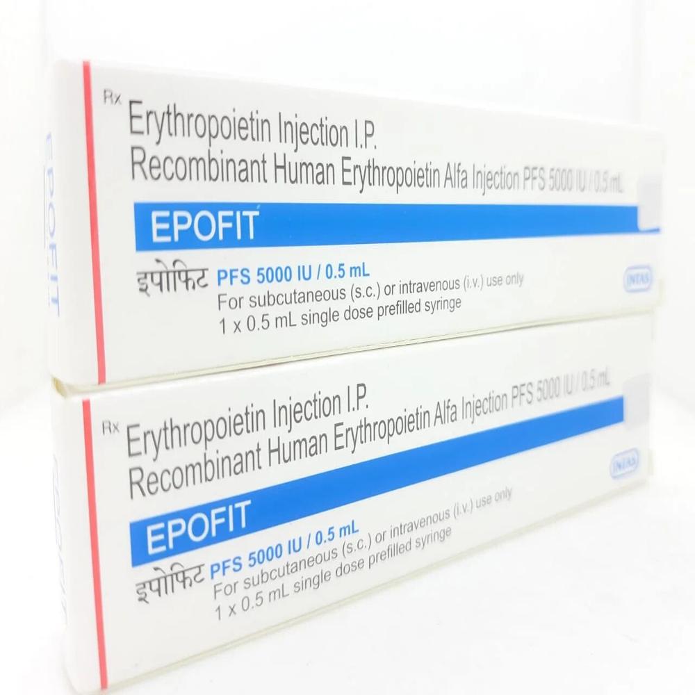 Epofit Recombinant Human Erythropoietin Alfa Injection 5000 IU 
