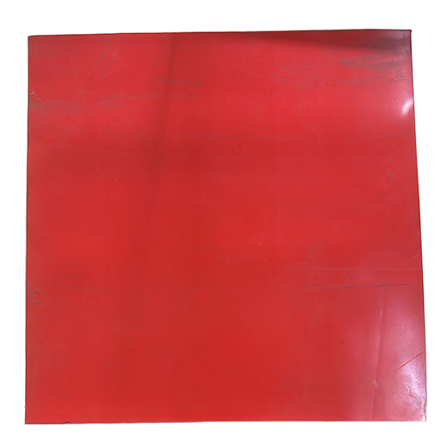 Silicon Rubber Sheet - Color: Red