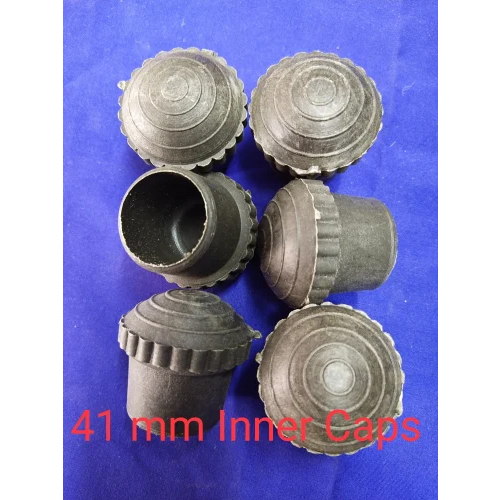 41 MM Round Black Inner Cap For Pipe