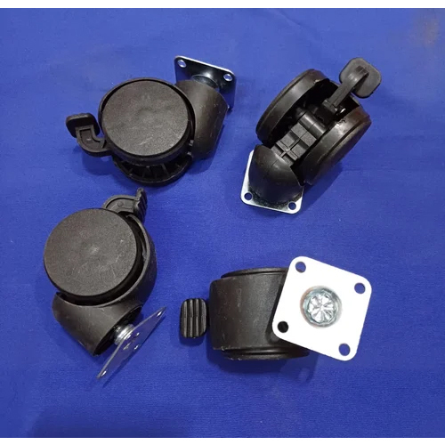 Black Plastic Caster Wheel