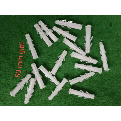 50 MM White Nylon Plug