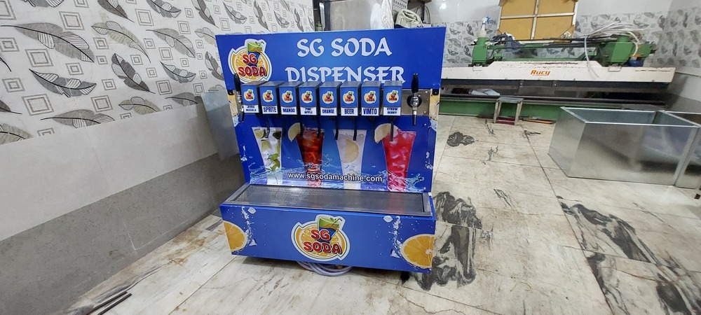 8+2 Mobile Van Soda Fountain Machine