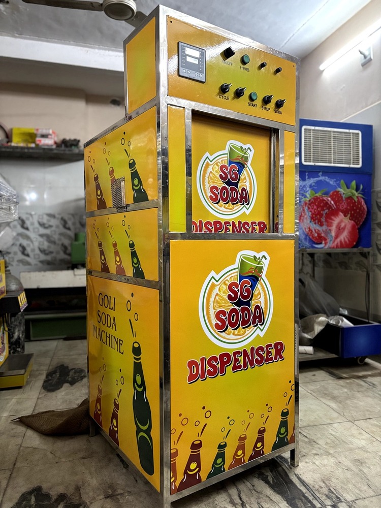 2 head goli soda filling machine
