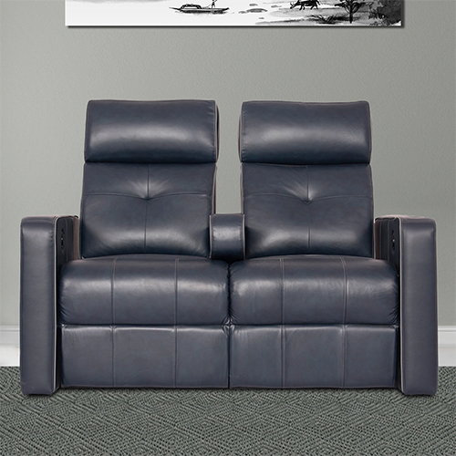 Dark Grey Home Theater Couple Recliner Seat - Color: Different Available