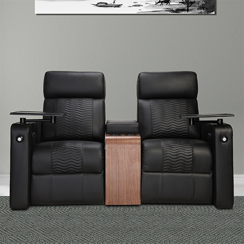Home Theater Recliner 2 Seater Wave Chair - Color: Different Available
