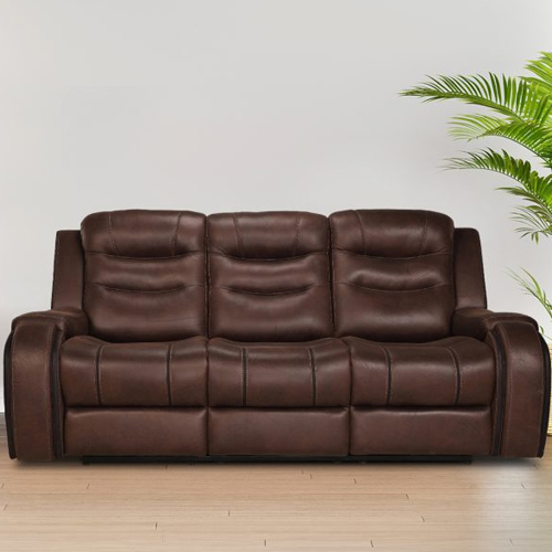 Silk Three Seater Motorized Recliner Sofa