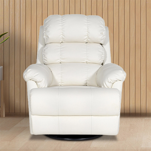 361 White Single Seater Recliner Chair