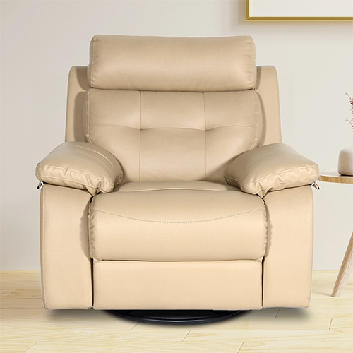 786 Half Leather Single Seater Rocking and Recliner Chair