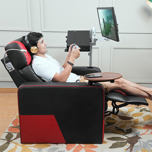 Genx Console Work From Home Recliner - Color: Different Available