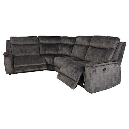 Sectional Curve Recliner Sofa Royal TV Set