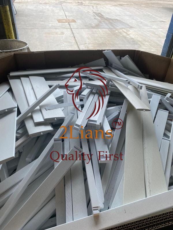 PVC Window blinds & trims with some aluminum White