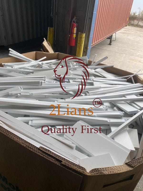PVC Window blinds & trims with some aluminum White