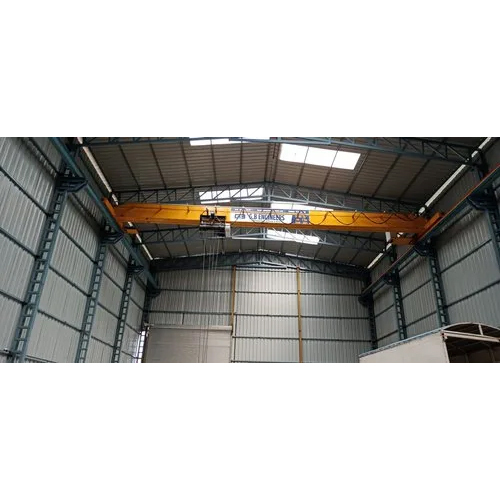 5 Ton Single Girder Eot Crane - Color: Yellow