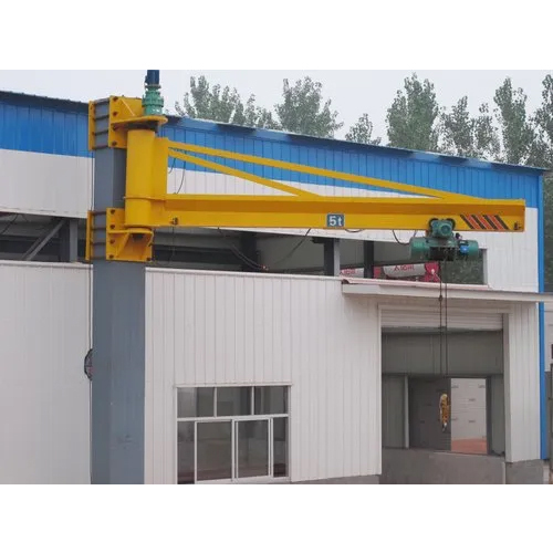 Wall Mounted Jib Crane - Color: Yellow