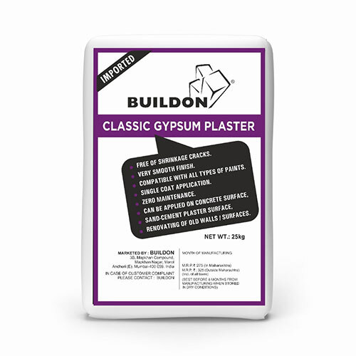 Classic Gypsum Plaster - Application: Construction