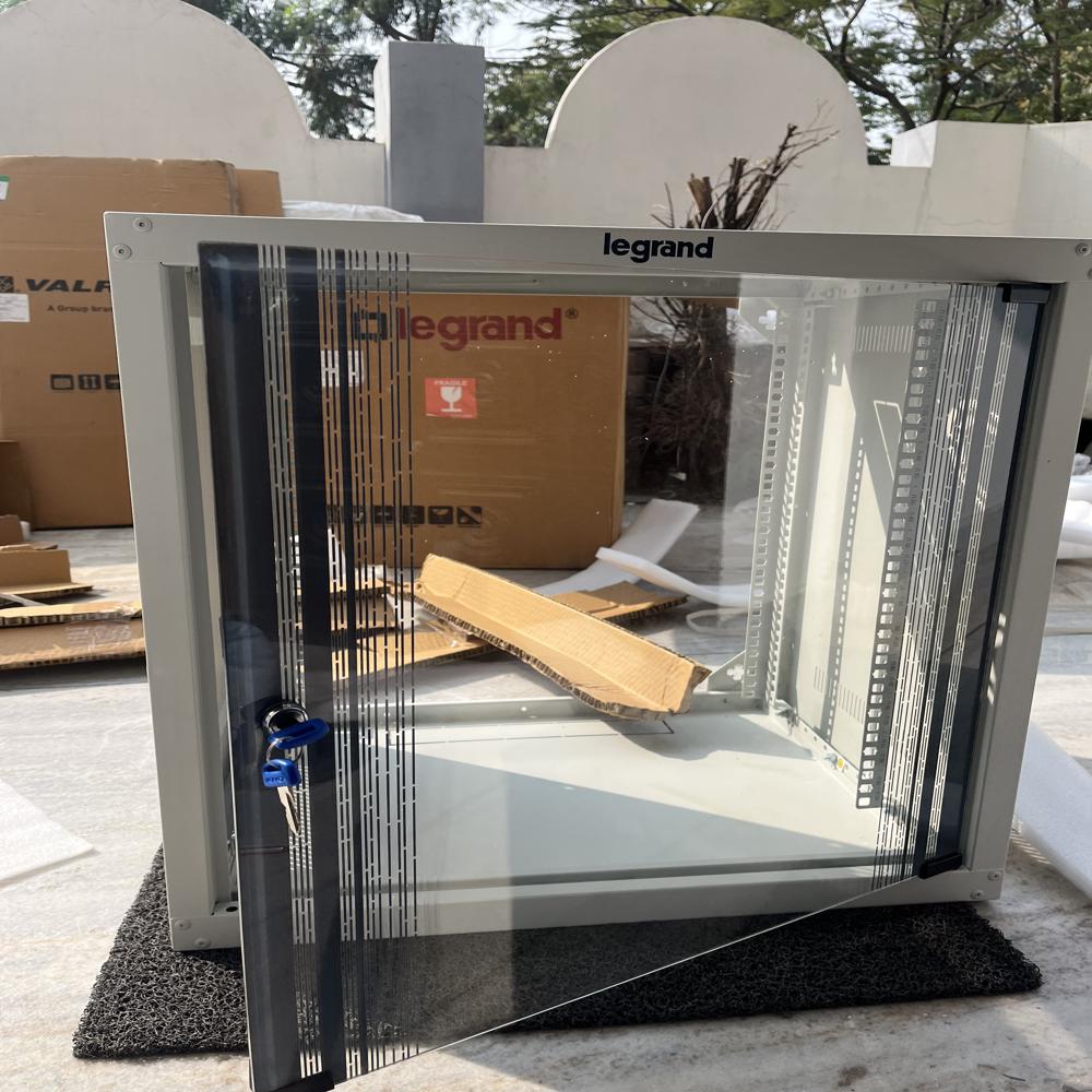 Valrack/Linkeo Legrand 12U 600mmW500mmD Wall Mounted Rack Stainless Steel