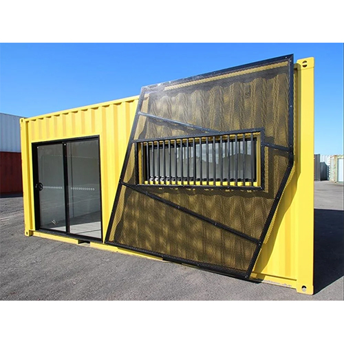 Portable Site Office Container - Color: Green