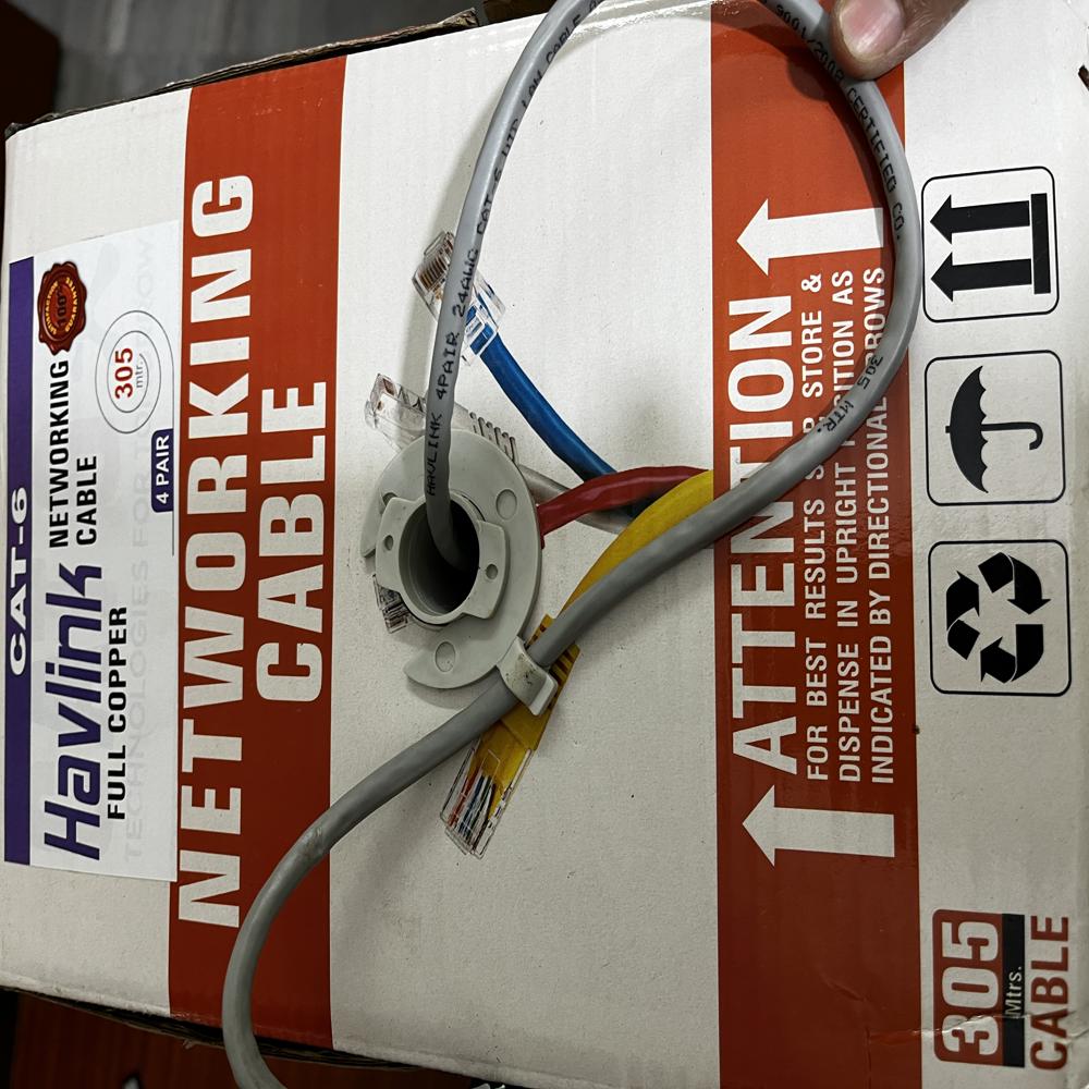 Cat 6 Cable HAVLINK 305mtr. Copper