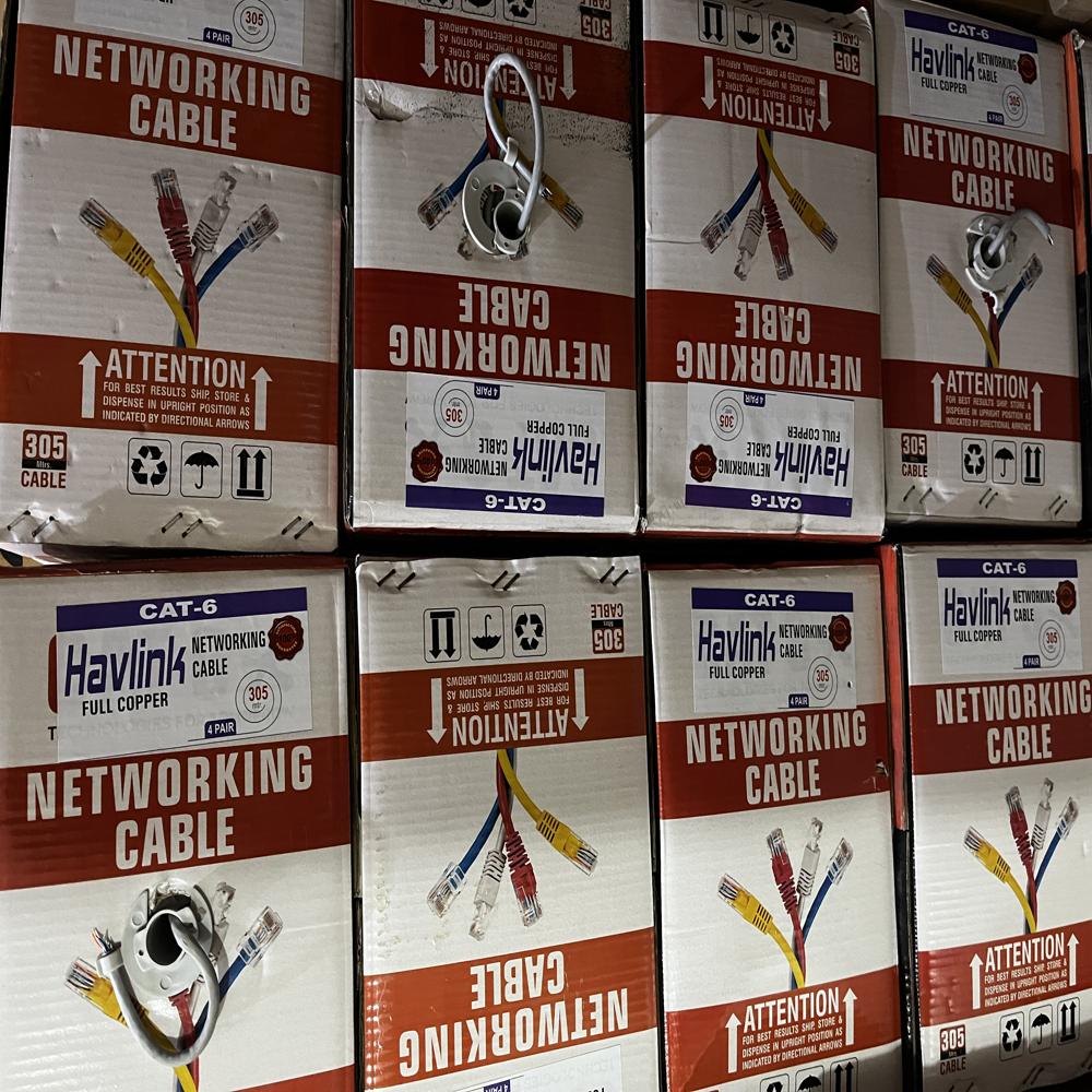 Cat 6 Cable Havlink 305mtr. Copper