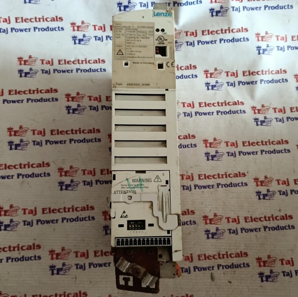 Lenze E82ev222-2c000 Drive - 3-phase Input 230-240vac, 3-phase Output 0-240vac, 650hz, 2.2kw Motor Power, 18a Input Current | Versatile Frequency Inverter For Industrial Applications