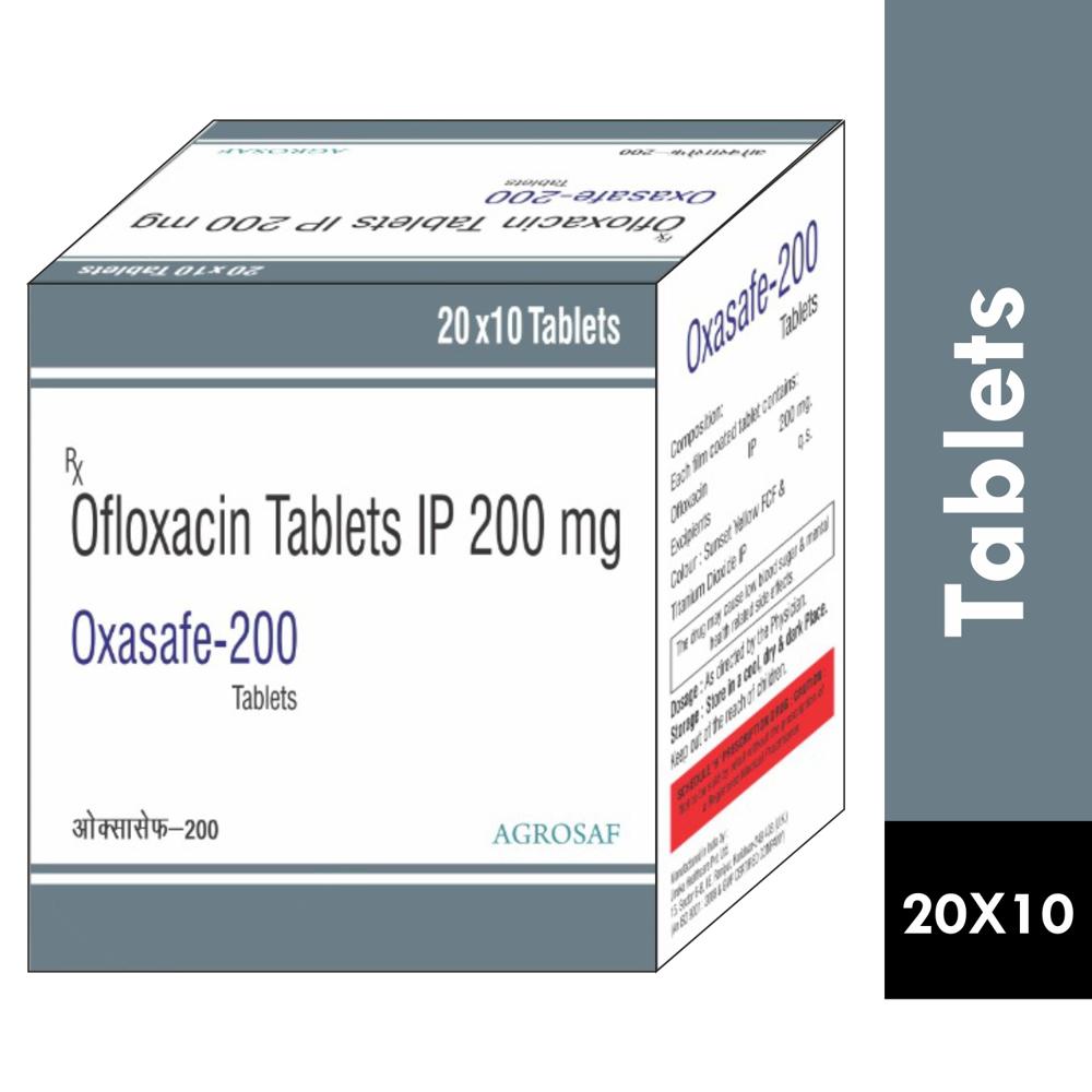 OXASAFE 200 TABLET - OFLOXACINE 200 MG