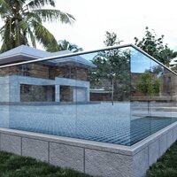 Stainless Steel Railing for Balconies Industrial Stainless Steel Handrails Outdoor Weatherproof Railings Stainless Steel Railings for Pools and Decks