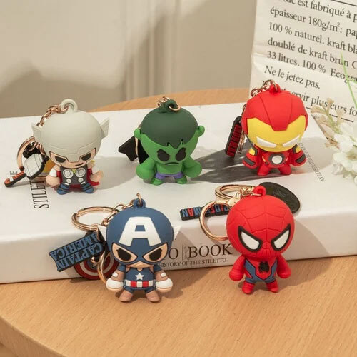 Avengers 3D Keychain - Color: Multi Color