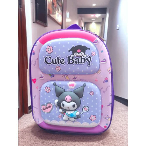 Cartoon Printed Kids Bag - Color: Multi Color
