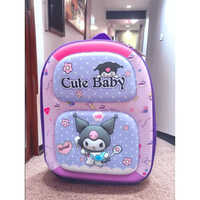 Cartoon Printed Kids Bag - Color: Multi Color
