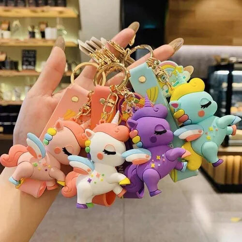 Kids Rubber Keychains - Color: Multi Color