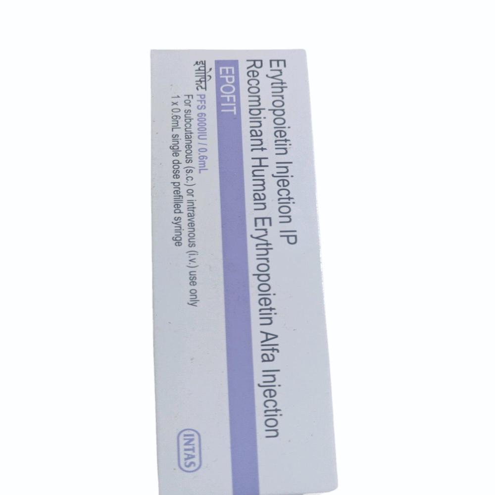 Epofit Recombinant Human Erythropoietin Alfa Injection 6000 IU