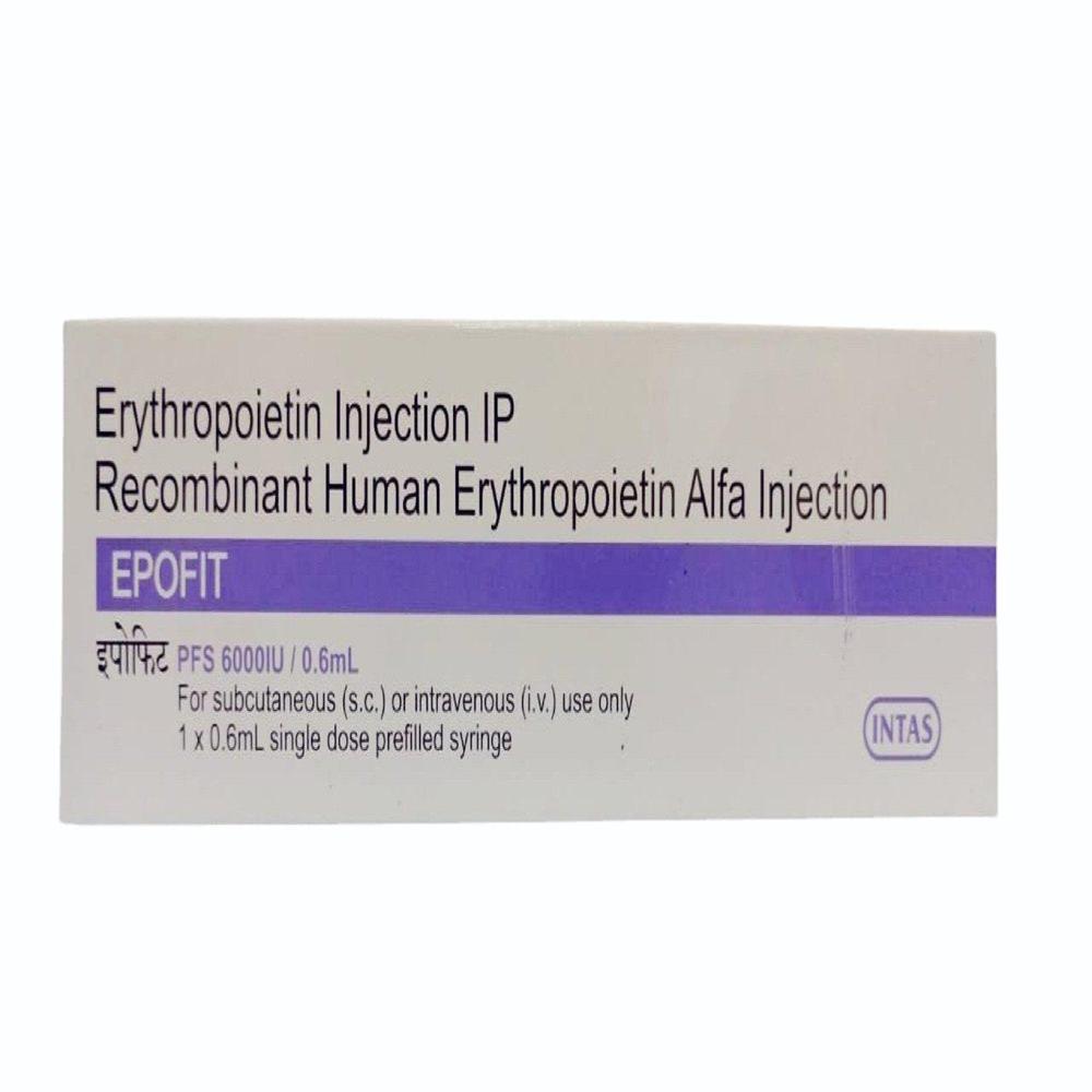 Epofit Recombinant Human Erythropoietin Alfa Injection 6000 IU